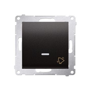 Zvonec z LED osvetlitvijo ozadja 10 AX, antracit Simon54