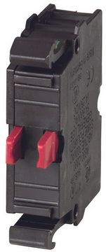 Eaton Kontaktni element M22-CK01 1R, nameščen na sprednji plošči