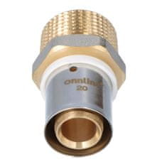 shumee Stisnjeni konektor GZ 20 mm x 3/4 SPLETNO