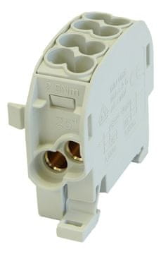 Simet Razdelilna blokovna enota SCB 25 Al/Cu 80110 SIMBLOCK, siva