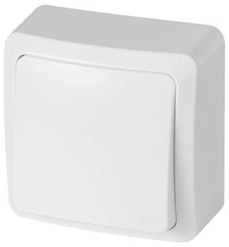 1-polno stikalo IP20 belo BERG