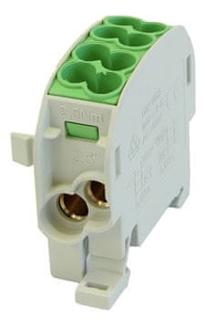 Simet Razdelilna blokovna enota SCB 25 Al/Cu 80110 SIMBLOCK, zelena