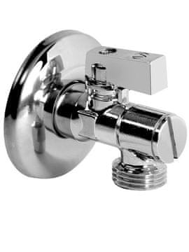 Valvex Kotni kroglični ventil s filtrom ANGEL Plus krom 1/2"-3/4"