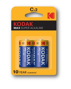 shumee Alkalna baterija KODAK MAX C-2 (LR14), blister = 2 kosa.