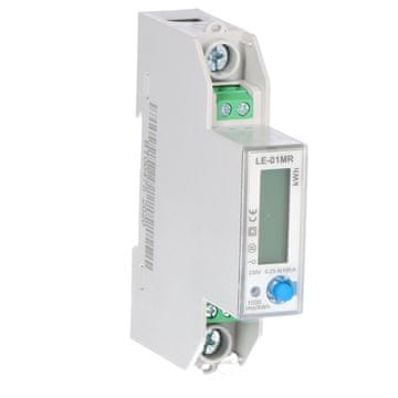 FF Števec električne energije - enofazni, RS-485, LCD, 100A, snemalni
