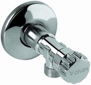 Valvex Opalni kotni sesalni ventil, kromiran 1/2"-3/4"