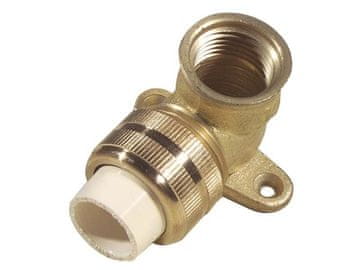 shumee Vijačni koleno z montažnim nosilcem KW/GW PVC-C 1/2""