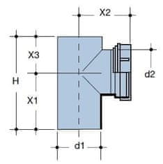 shumee Čistilo PEHD 200x110/88 ravno S12.5, črno, QS (Quick Stream)