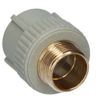 shumee PP konektor z medeninastim zunanjim navojem 32/1 ONNLINE