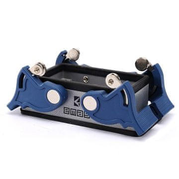 shumee Kovinski konektor, prazen, 10-pinski, 16 A, zaključena povezava (nameščen na predelno steno), ročna valjčna zapirala - plastika T0-EBM10GM44