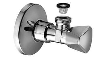 SCHELL Sanland kotni ventil 1/2"x3/8" s cedilom, kromiran