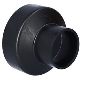 shumee Redukcija (redukcija) PEHD 110x63 simetrična kratka, črna (HDPE kanalizacija)