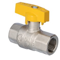 shumee Nikljana plinska kroglična pipa z aluminijasto loputo (MAI) ORION (različica NN) 1/2 palca