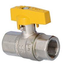 shumee Nikljana plinska kroglična pipa z aluminijasto loputo (MAI) ORION (različica NN) 1/2 palca