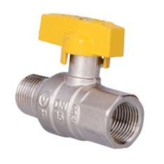 shumee Nikljana plinska kroglična pipa z aluminijasto loputo (MAI) (izvedba NW) ORION 1/2 palca