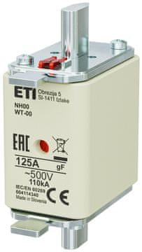 ETI Talilni vložek - NH00/WT-00 gF 125A/500V - hiter