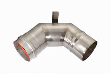 shumee 90-stopinjski koleno DN 60 enostensko kondenzacijsko s podporo za kondenzacijske/turbo kotle