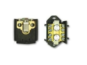 WLZ 75/4X25 odcepna sponka črna