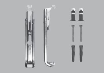 shumee Komplet (celoten komplet) MCA-D nosilnih letev za panelne radiatorje brez kavljev, višine 200 mm, tip 21s/22: PLINT (CV), PLINT P (FCV), PLINT R
