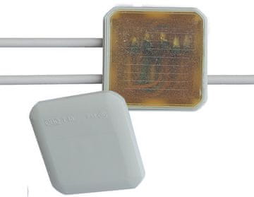 shumee Univerzalna ravna razdelilna doza Universal-Box/K z odstranljivo prozorno CG smolo in hitrimi priključki 0,5-2,5 - 5 kosov