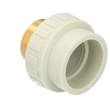 shumee PP priključek z medeninastim zunanjim navojem 90/3" na ključ