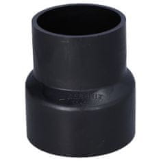 shumee Redukcija (redukcija) PEHD 75x63 asimetrična kratka, črna (HDPE kanalizacija)
