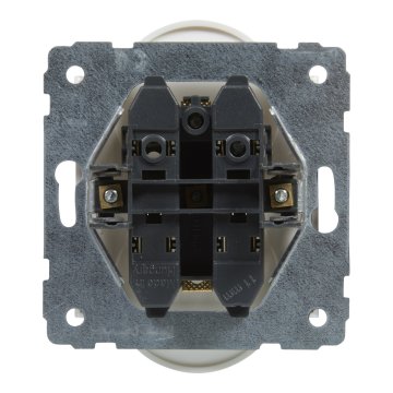 shumee Vtičnica 2X2P+Z - 16 A - 250 V~ - vijačni priključki - možnost montaže v večrotacijske okvirje, BELA SUNO