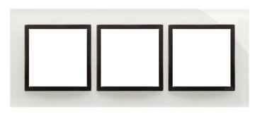 shumee 3-kratni okvir iz naravnega stekla, STORM CLOUD, IP20/IP44' ('IP44 - uporabite tesnila DUN3'), SIMON54 NATURE