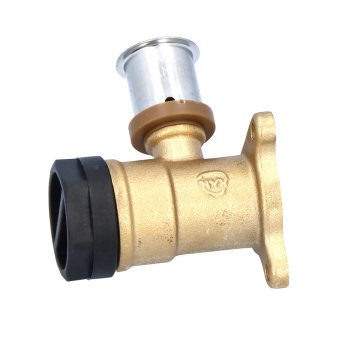 shumee Medeninasti stenski komolec z ušesi GW ultraPRESS - 16 Rp1/2"" L = 41 mm