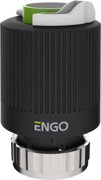 shumee Termoelektrični aktuator ENGO E28NC2-30, M28x1,5, NC (breztokovno zaprt), črne barve, 230 V,