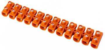 Simet Priključna letev, navojna, termoplastična, LTF 12-25, oranžna