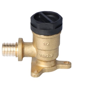 shumee Medeninasti stenski komolec z ušesi GW ultraLINE - 16 Rp1/2"" L = 41 mm