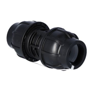 shumee Kompresijski fiting PP 32x32 PN16, za PE cevi, črne barve
