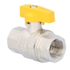 shumee Nikljana plinska kroglična pipa z aluminijasto metuljčko (MAI) ORION (različica NN) 3/4 palca