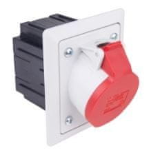 shumee Siva poševna vtičnica 32A 5P z vgradno škatlo in okvirjem