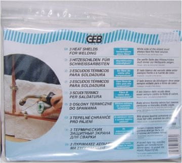 shumee Toplotni ščit za spajkanje, pakiranje 3 kosov