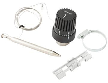 shumee Termostatska glava z utorom za razdelilnike InoxFlow - M30x1,5