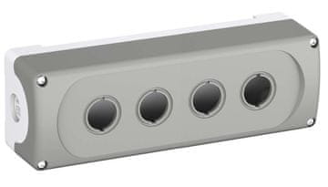 shumee MEP4-0 ohišje s 4 luknjami, sivo