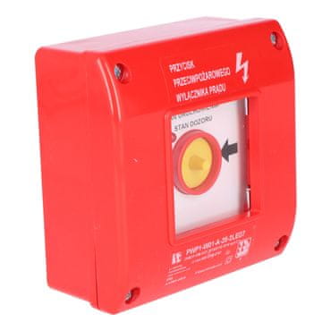 shumee Tokovno stikalo za protipožarno zaščito (PPOŻ) PWP1-W01-A-20-2LED7.