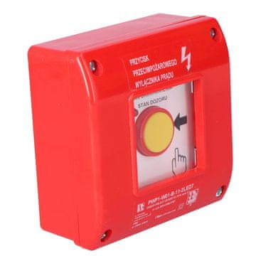 shumee Tokovno stikalo za protipožarno zaščito (PPOŻ) PWP1-W01-B-11-2LED7.