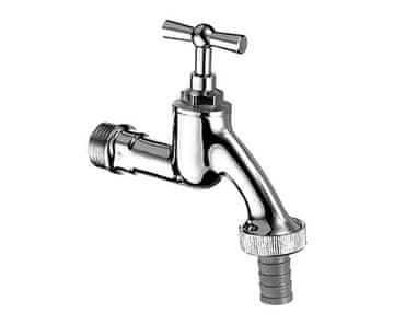 SCHELL 1/2" kromirana pipa z metuljčastim gumbom