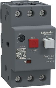 Schneider Electric Motorno stikalo GZ1E, pogon s tipko, I=4-6,3 A, vtični priključki
