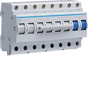 Hager Modularno stikalo za omrežni generator, 63A, 4-polno I-0-II