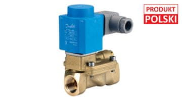 shumee EV220B 15B NC zaporni elektromagnetni ventil, G 1/2 palca, 0,3–16 barov, Kv 4 m3/h, medenina/EPDM, brez tuljave, PZH, certifikat CNBOP