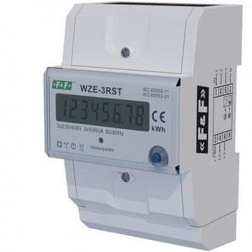 FF Trifazni števec porabe energije 80A, s funkcijo RESET WZE-3RST