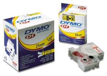 shumee D1 trak - 19 mm x 7 m, črno/bel