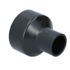 shumee Redukcija (redukcija) PEHD 75x40 simetrična kratka, črna (HDPE kanalizacija)