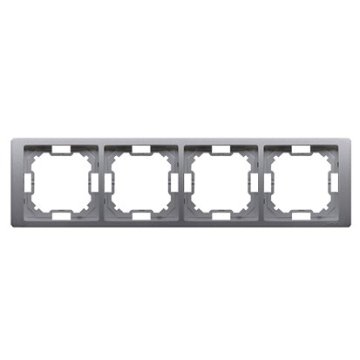 shumee 4-delni okvir - univerzalni horizontalni in vertikalni, nerjaveče jeklo, BASIC NEOS