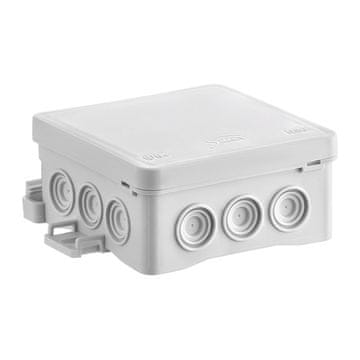 Simet NS6 FASTBOxHOOK stenska montažna doza, 85x85x40 mm, siva