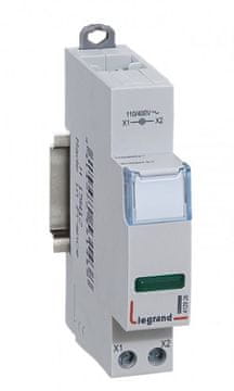 LEGRAND Enojna zelena LED svetilka 110/400V
